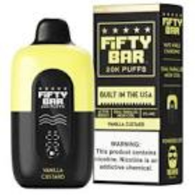 Picture of FIFTY BAR 20K VANILLA CUSTARD USA
