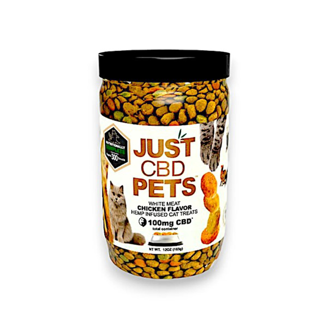 Picture of JUST CBD   DELTA PETS 100MG CAT TREATS CHICKEN