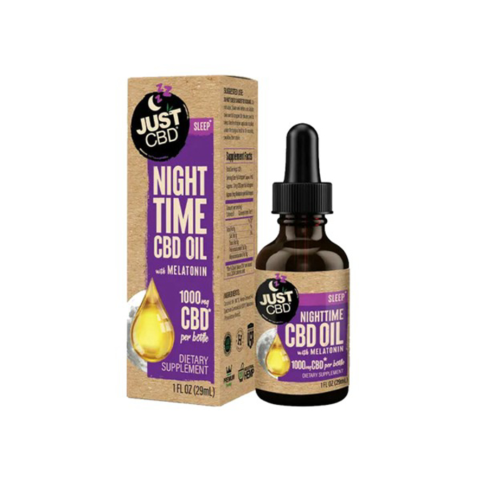 Picture of JUST CBD NIGHT TIME CBD OIL 1000MG FULL SPECTRUM