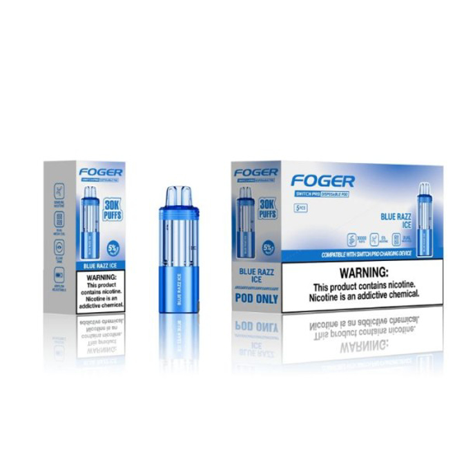 Picture of FOGER POD 30K BLUE RAZZ ICE