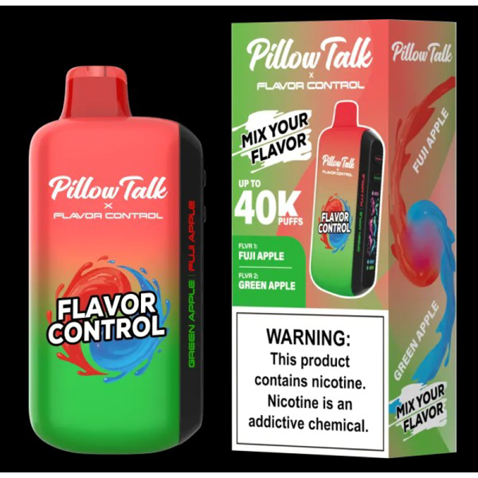Picture of PILLOW TALK FLAVOUR CONTROL 40K FUJI APPLE & GREEN APPLE
