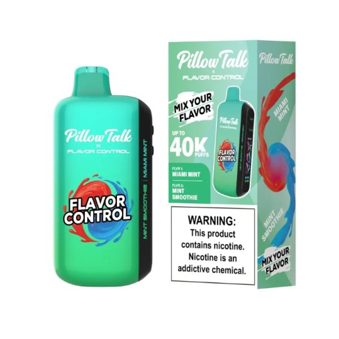 Picture of PILLOW TALK FLAVOUR CONTROL 40K MIAMI MINT & MINT SMOOTHIE