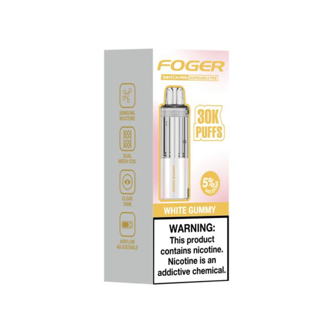 Picture of FOGER POD 30K WHITE GUMMY