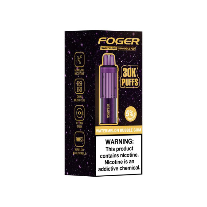 Picture of FOGER POD 30K WATERMELON BUBBLE GUM