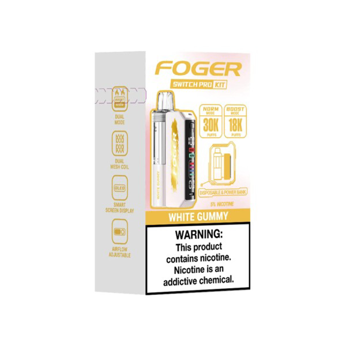 Picture of FOGER SWITCH PRO KIT 30K WHITE GUMMY