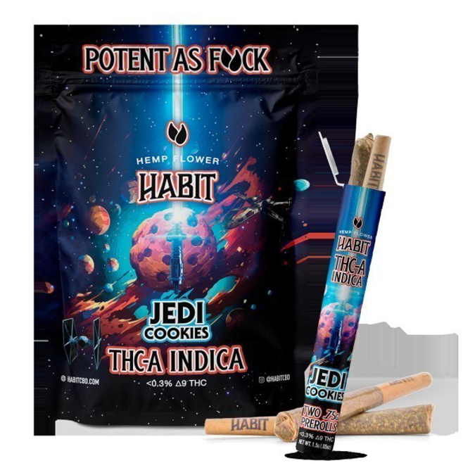 Picture of HABIT PRE ROLLS 1.75G 20CT JEDI COOKIES