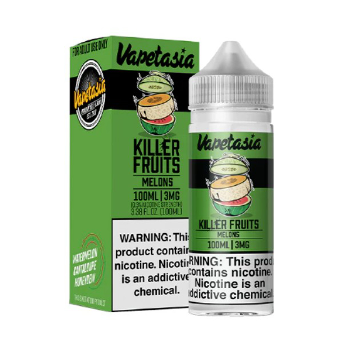 Picture of VAPETASIA KILLER SWEETS ICED MELONS 100ML 3MG