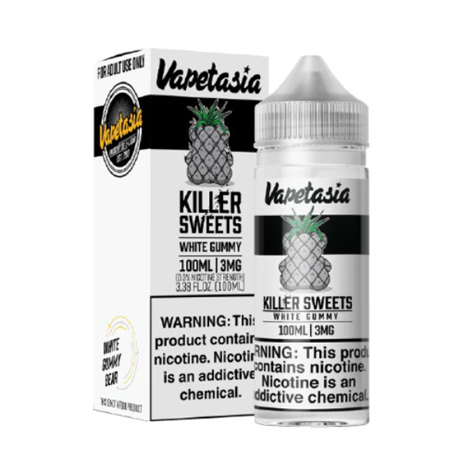 Picture of VAPETASIA E LIQUID 100ML ICED WHITE GUMMY 3 MG