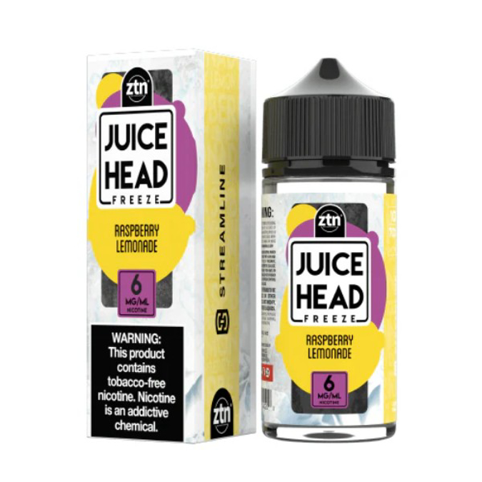 Picture of JUICE HEAD E LIQUID 100ML FREEZE RASPBERRY LEMONADE   3MG