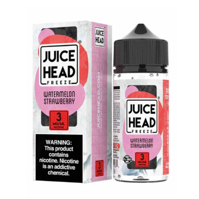 Picture of JUICE HEAD E LIQUID 100ML FREEZE WATERMELON STRAWBERRY   3MG