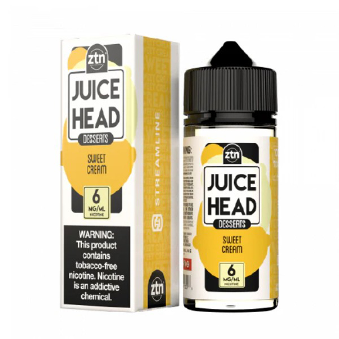 Picture of JUICE HEAD DESSERT E LIQUID 100ML SWEET CREAM   3MG