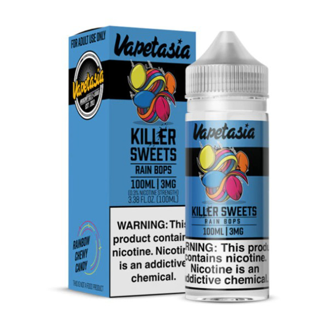 Picture of VAPETASIA KILLER SWEETS RAIN BOPS 100ML 3MG