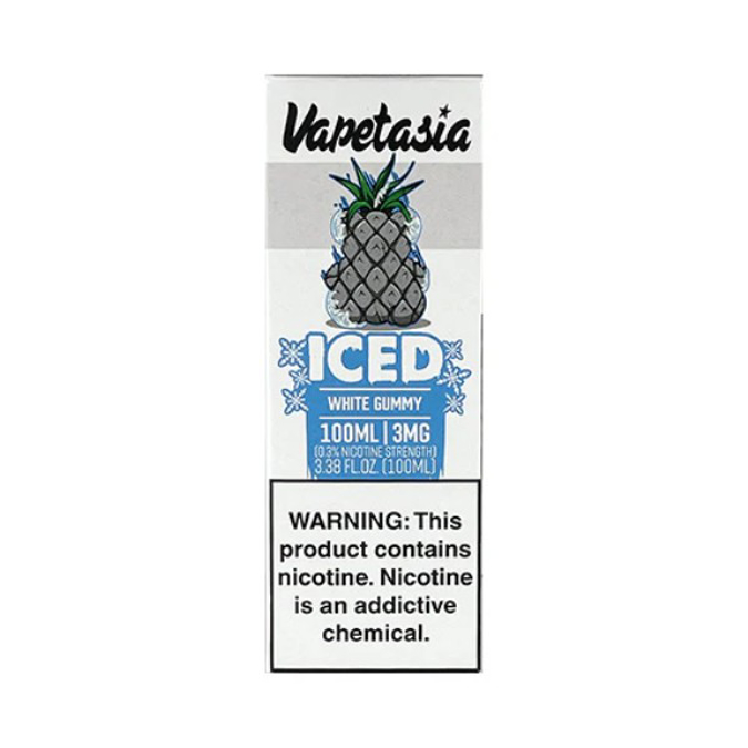 Picture of VAPETASIA E LIQUID 100ML ICED WHITE GUMMY   3MG