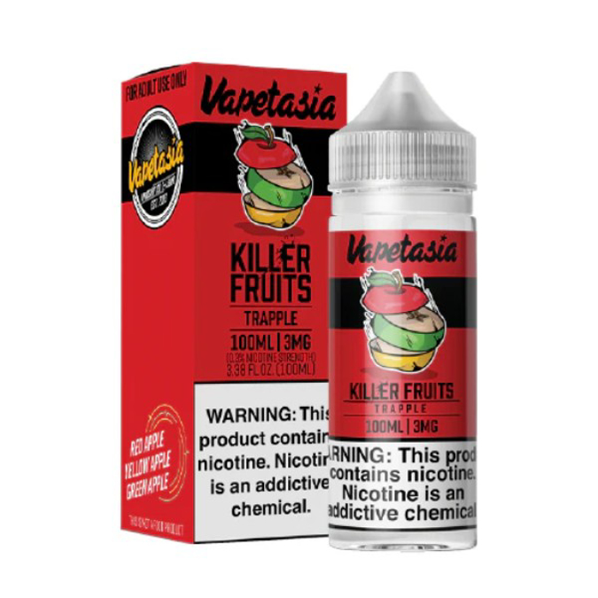 Picture of VAPETASIA E LIQUID 100ML KILLER FRUITS TRAPPLE   3MG