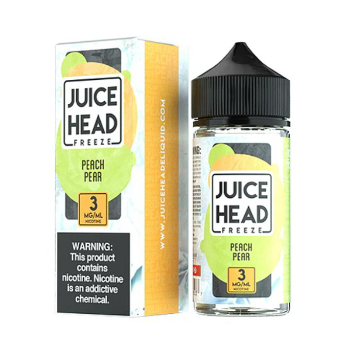 Picture of JUICE HEAD E LIQUID 100ML FREEZE PEACH PEAR   3MG