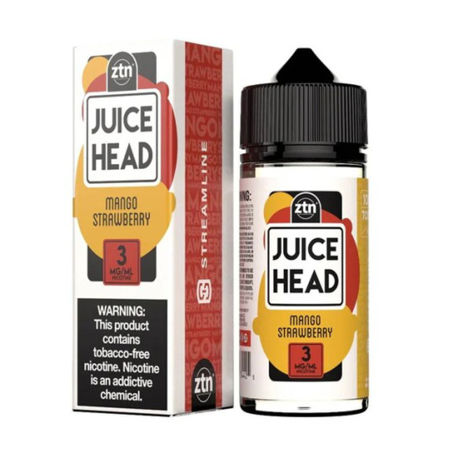 Picture of JUICE HEAD E LIQUID 100ML TFN MANGO STRAWBERRY   3MG