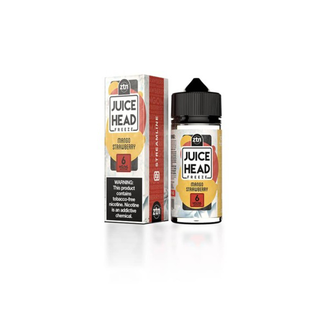 Picture of JUICE HEAD E LIQUID FREEZE MANGO STRAWBERRY 3MG