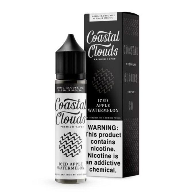 Picture of TFN R COASTAL CLOUD E LIQUID 60ML ICED APPLE WATERMELON   3MG