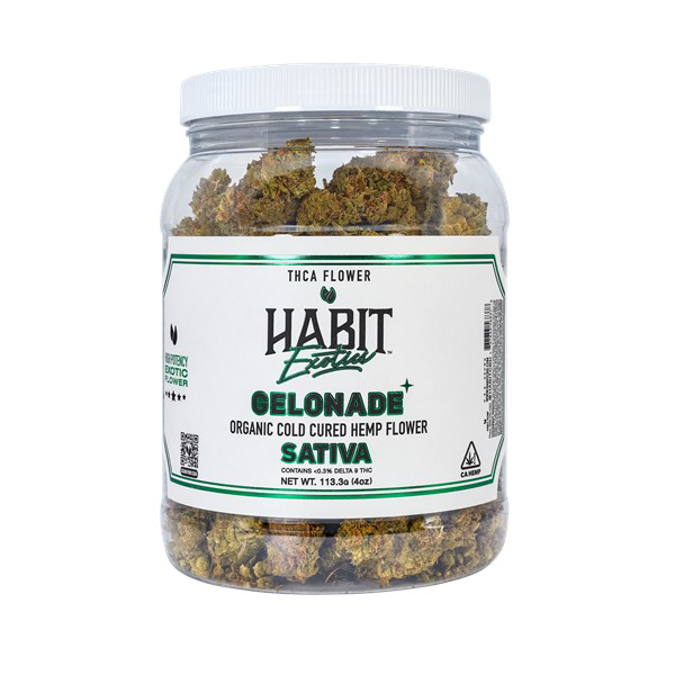 Picture of HABIT CBD   DELTA 4OZ JAR GELONADE