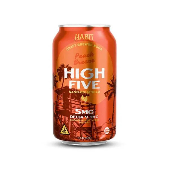 Picture of HABIT D9 HIGH FIVE 5MG PEACH BREEZE