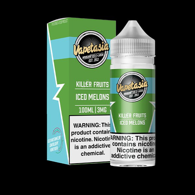 Picture of VAPETASIA KILLER SWEETS ICED MELONS 100ML 6MG