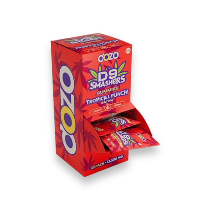 Picture of DOZO D9 SMASHERS 500MG PER GUMMY 20CT TROPICAL PUNCH