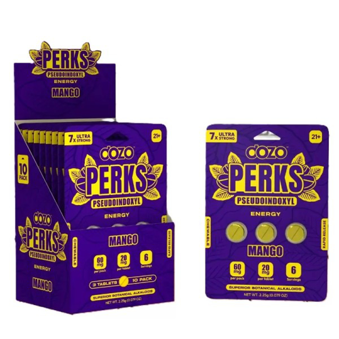 Picture of DOZO PERKS PSEUDOINDOXYL KRATOM 3PK - MANGO