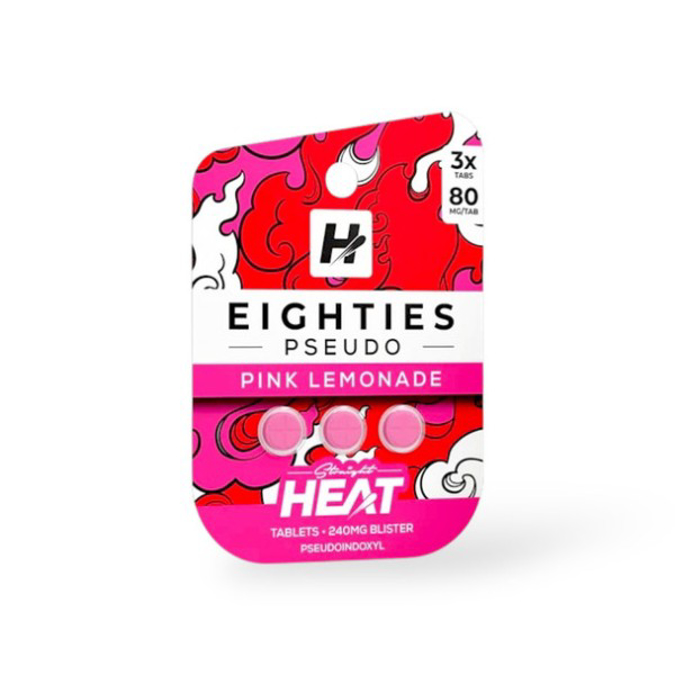 Picture of HEAT EIGHTIES 7 HYDROXY 10X TABS - PINK LEMONADE