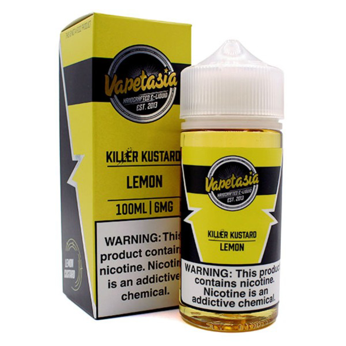 Picture of VAPTASIA 6MG 100ML KILLER CUSTARD LEMON
