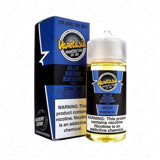 Picture of VAPTASIA 6MG 100ML KILLER CUSTARD BLUEBERRY