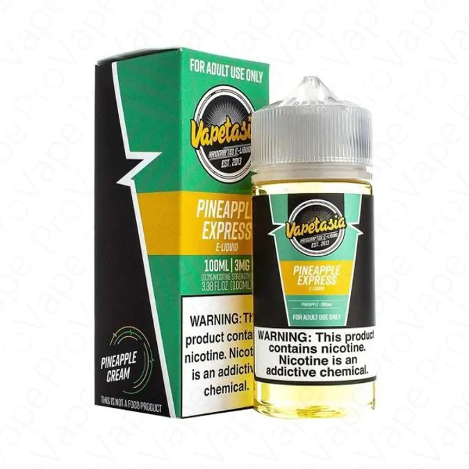Picture of VAPETASIA E LIQUID 100ML PINEAPPLE EXPRESS   6MG