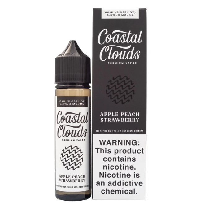 Picture of COASTAL CLOUDS APPLE PEACH STRAWBERRY 6MG