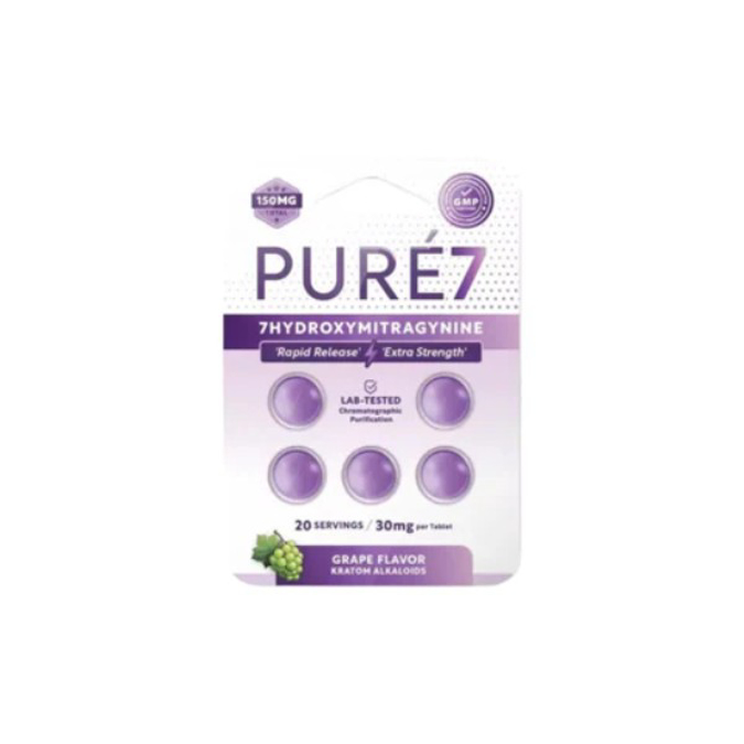 Picture of PURE 7 HYDROXY 5CT BLISTER 150MG - GRAPE