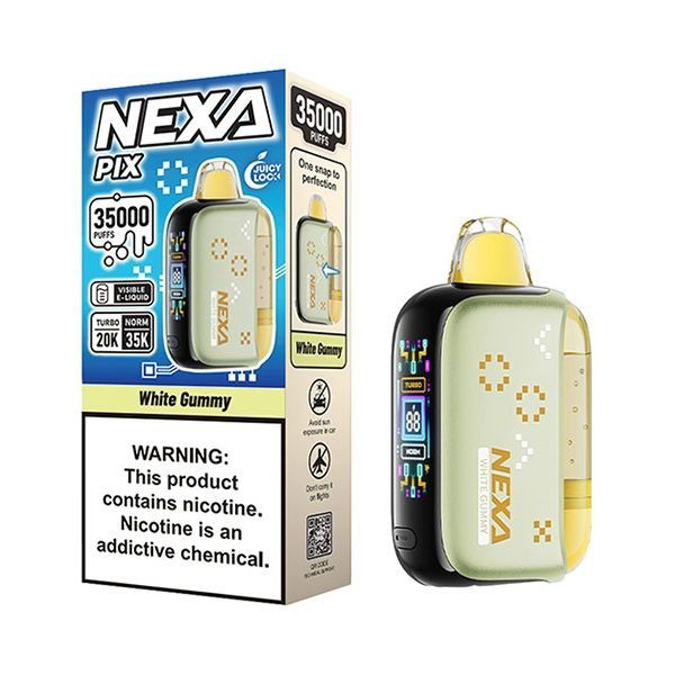 Picture of NEXA PIX 35K PUFF 5PK WHITE GUMMY