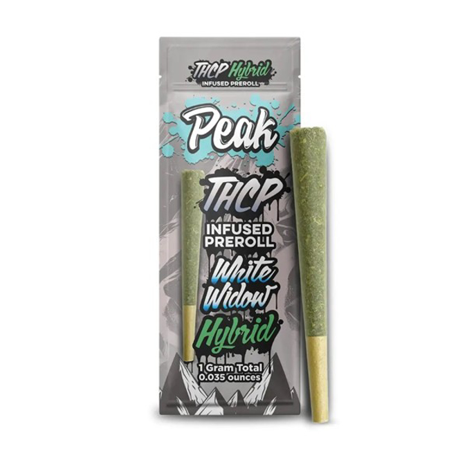 Picture of PEAK THCP INFUSED PRE ROLLS 10ct  - WHITE WIDOW (HYBRID)