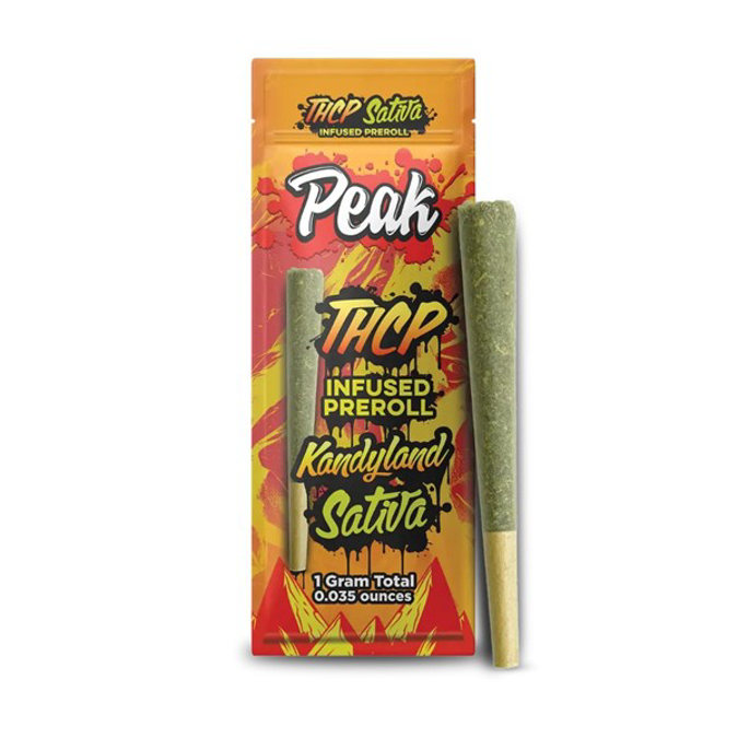 Picture of PEAK THCP INFUSED PRE ROLLS 10ct  - KANDYLAND (SATIVA)