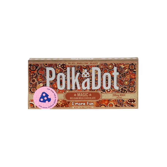 Picture of POLKADOT MUSHROOM MILK CHOCOLATE SMORE FUN