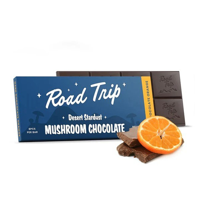 Picture of ROAD TRIP MUSHROOM CHOCOLATE DARK CHOCOLATE ORANGE
