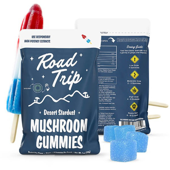 Picture of ROAD TRIP MUSHROOM GUMMIES 10CT ROCKET POP