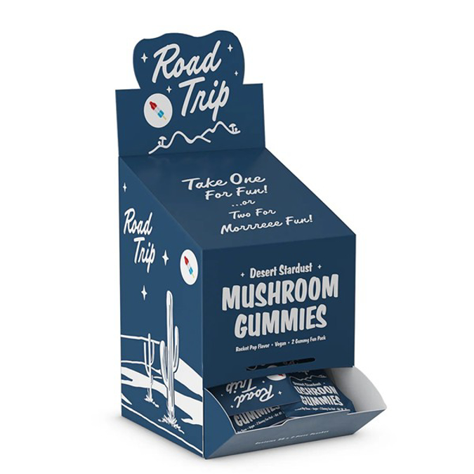 Picture of ROAD TRIP MUSHROOM GUMMIES 30PK ROCKET POP