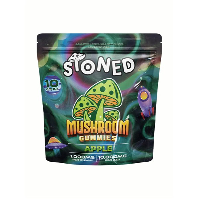 Picture of STONED AMANITA MUSCARIA 10000MG GUMMIES 10CT   APPLE