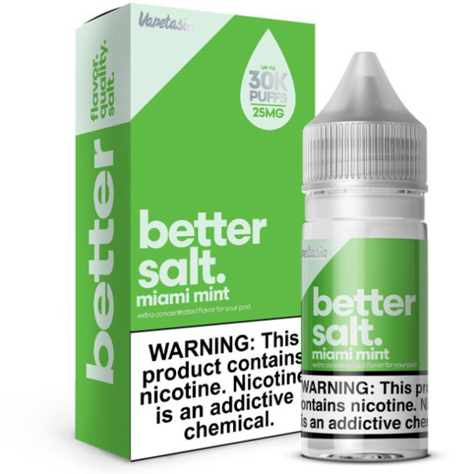Picture of VAPETAISA BETTER SALT MIAMI MINT 25 MG