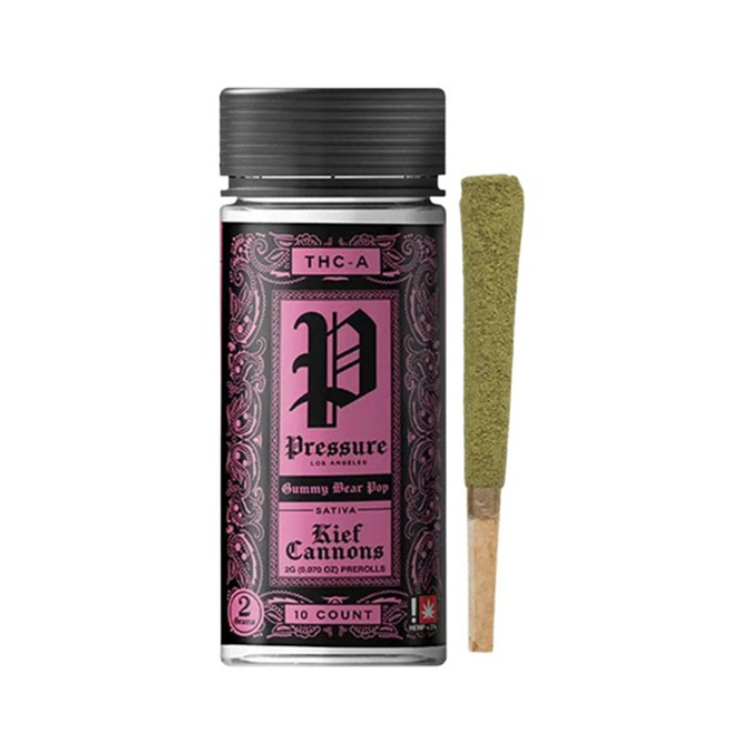 Picture of PRESSURE PREROLL KIEF 2G GUMMY BEAR POP
