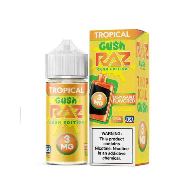 Picture of RAZ 100ML 3MG - TROPICAL GUSH