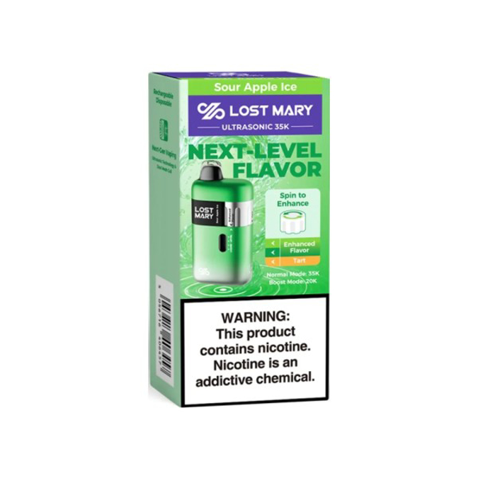 Picture of LOST MARY 35K  SOUR APPLE ICE