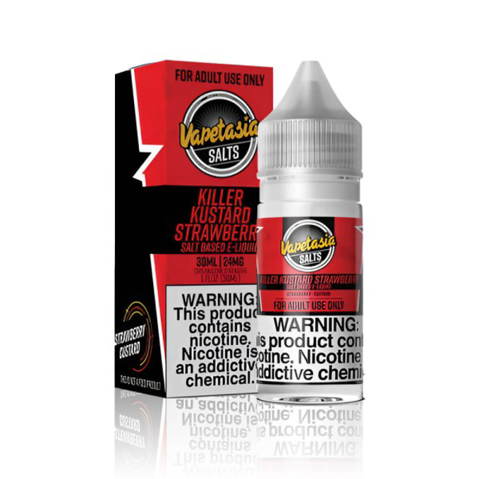Picture of VAPETASIA E LIQUIDS E LIQUID 30ML KILLER KUSTARD STRAWBERRY   24MG