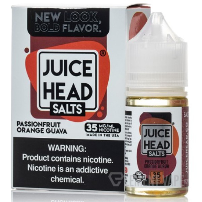 Picture of JUICE HEAD E LIQUID 50 MG PASSIONFRUIT ORANGE GUAVA