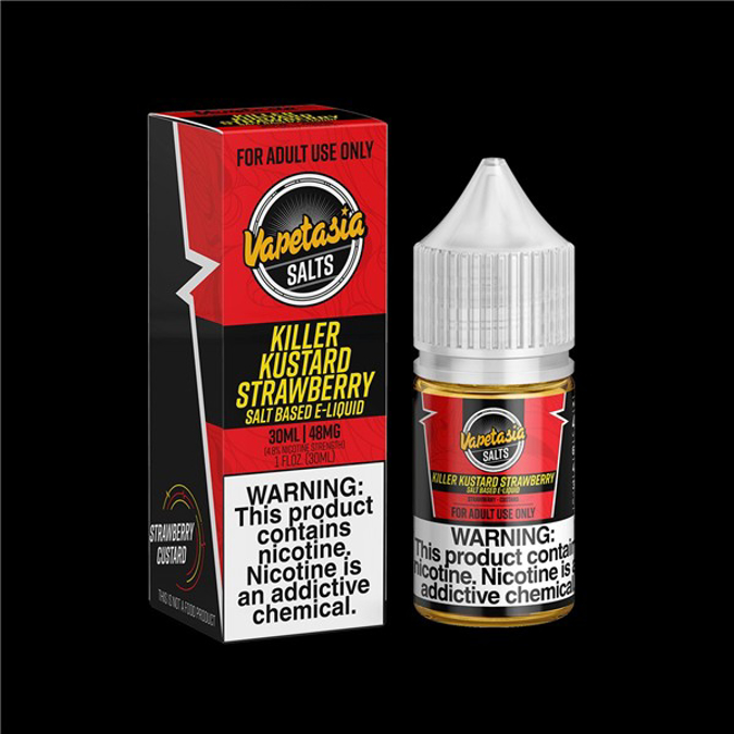 Picture of VAPETASIA E LIQUIDS E LIQUID 30ML KILLER KUSTARD STRAWBERRY   48MG