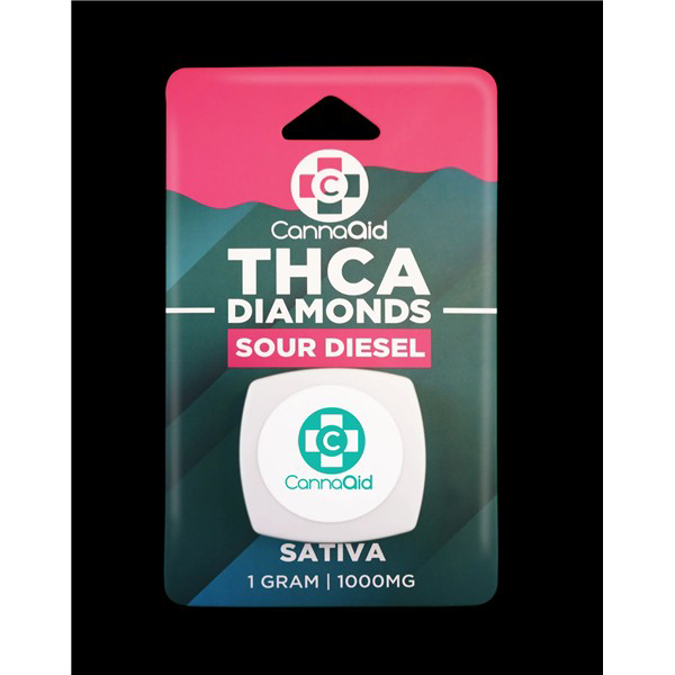 Picture of CANNAAID THCA DIAMONDS 1 GRAM - SOUR DIESEL (SATIVA)