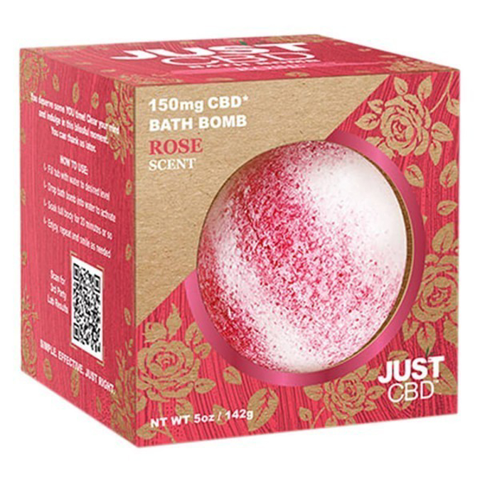 Picture of JUST CBD   DELTA BATH BOMB ROSE